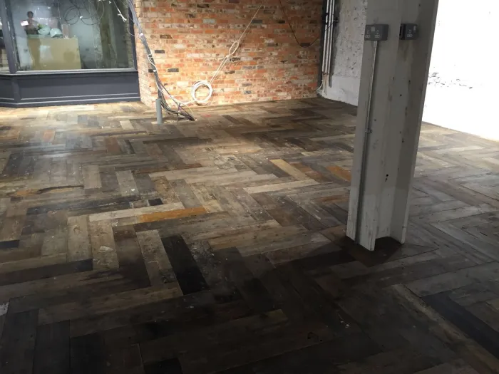 Reclaimed Parquet Floor
